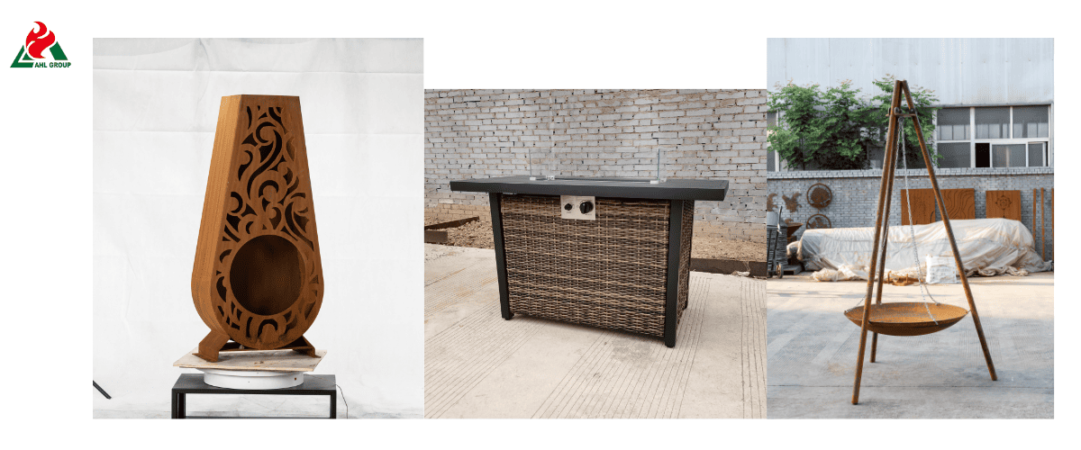 corten outdoor fire pit factory wholesale